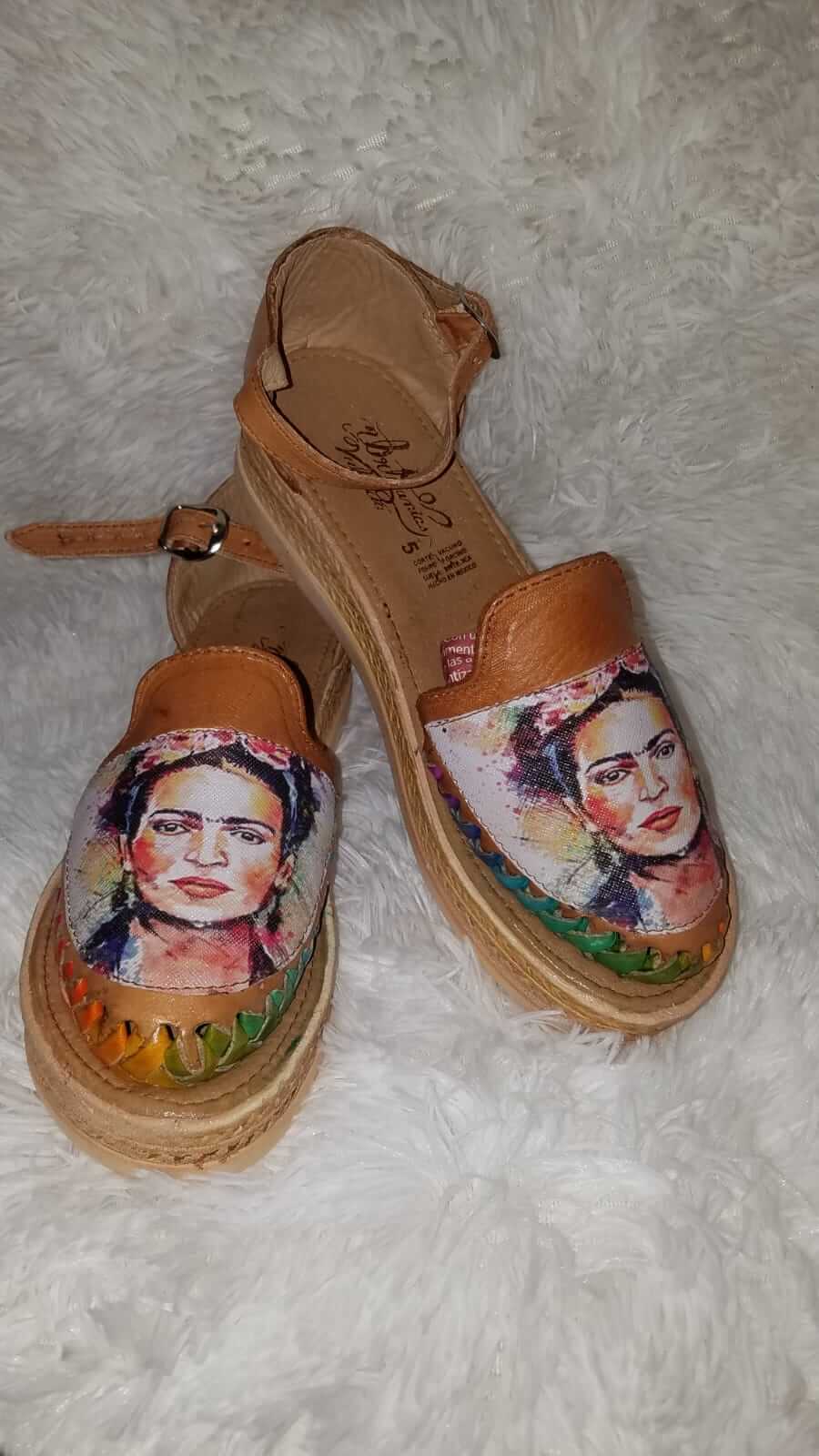 Huarache Frida Kahlo Leather sandals 